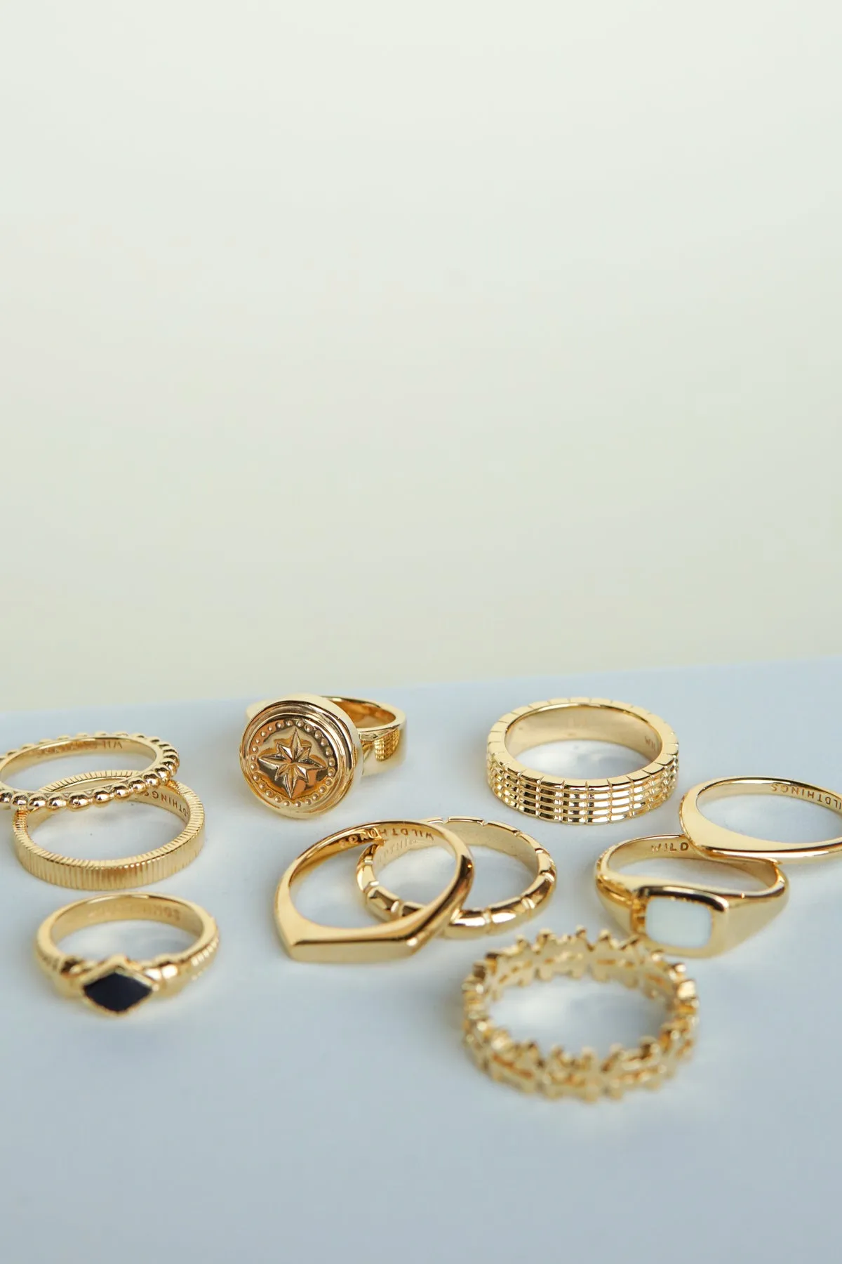Destination ring gold plated