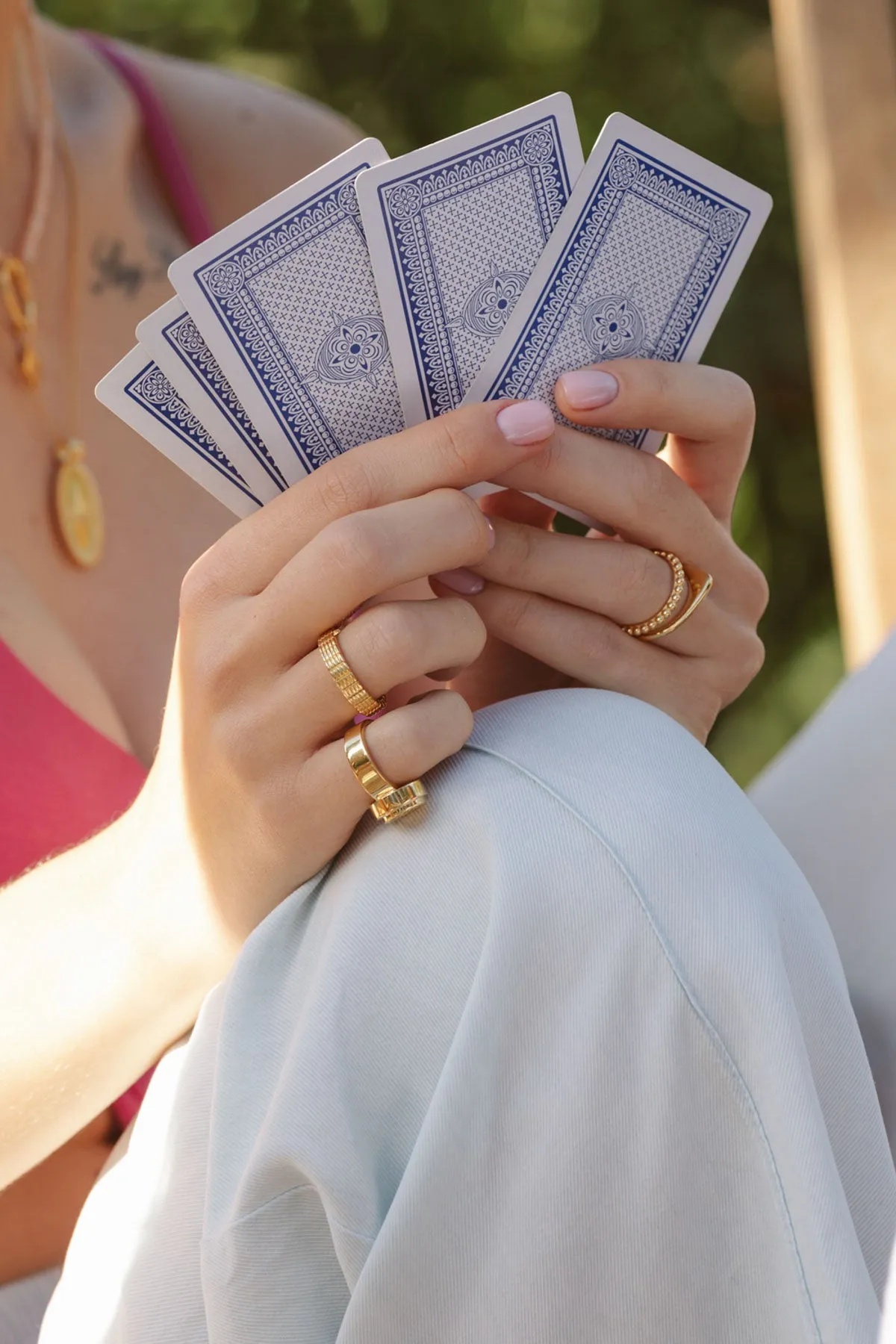 Destination ring gold plated