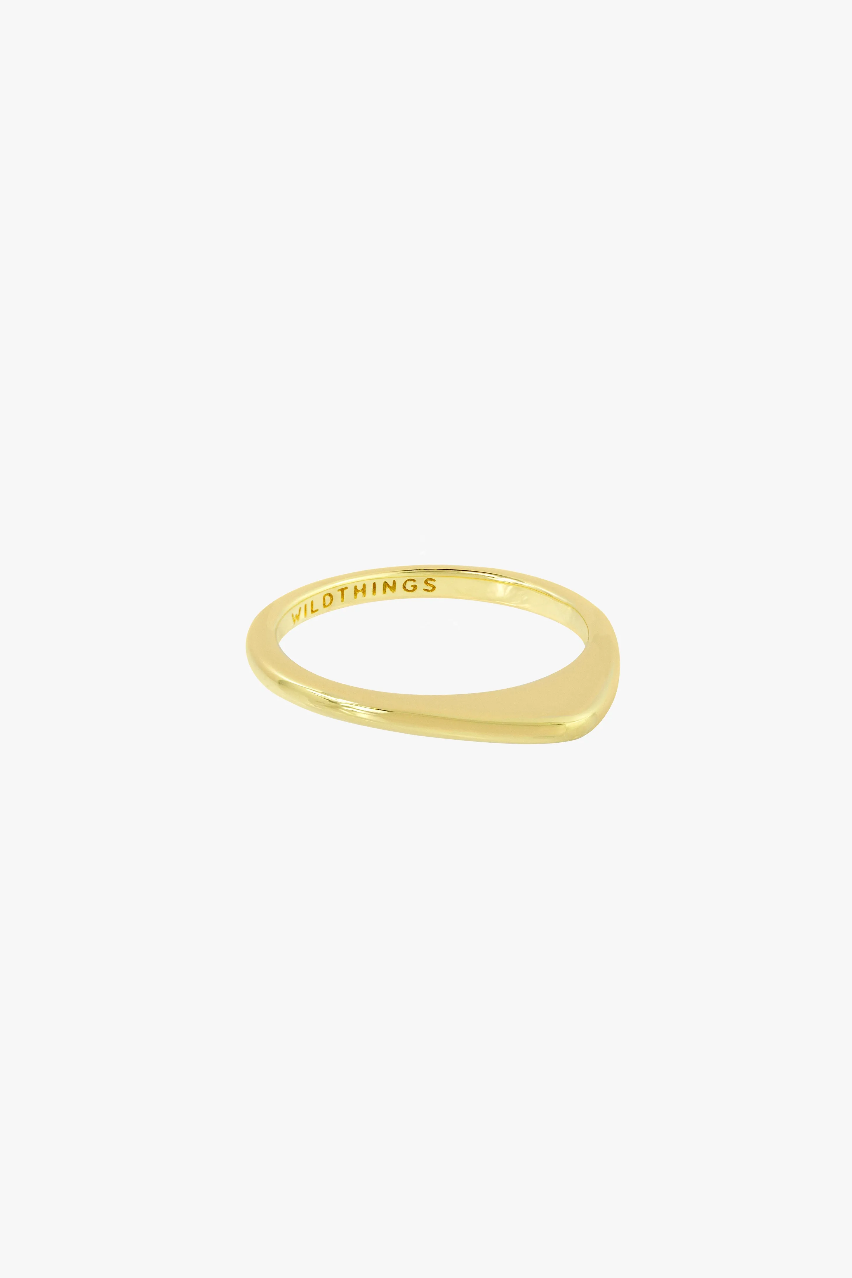 Destination ring gold plated
