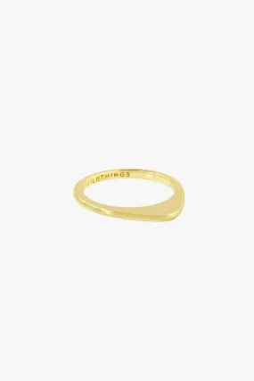 Destination ring gold plated