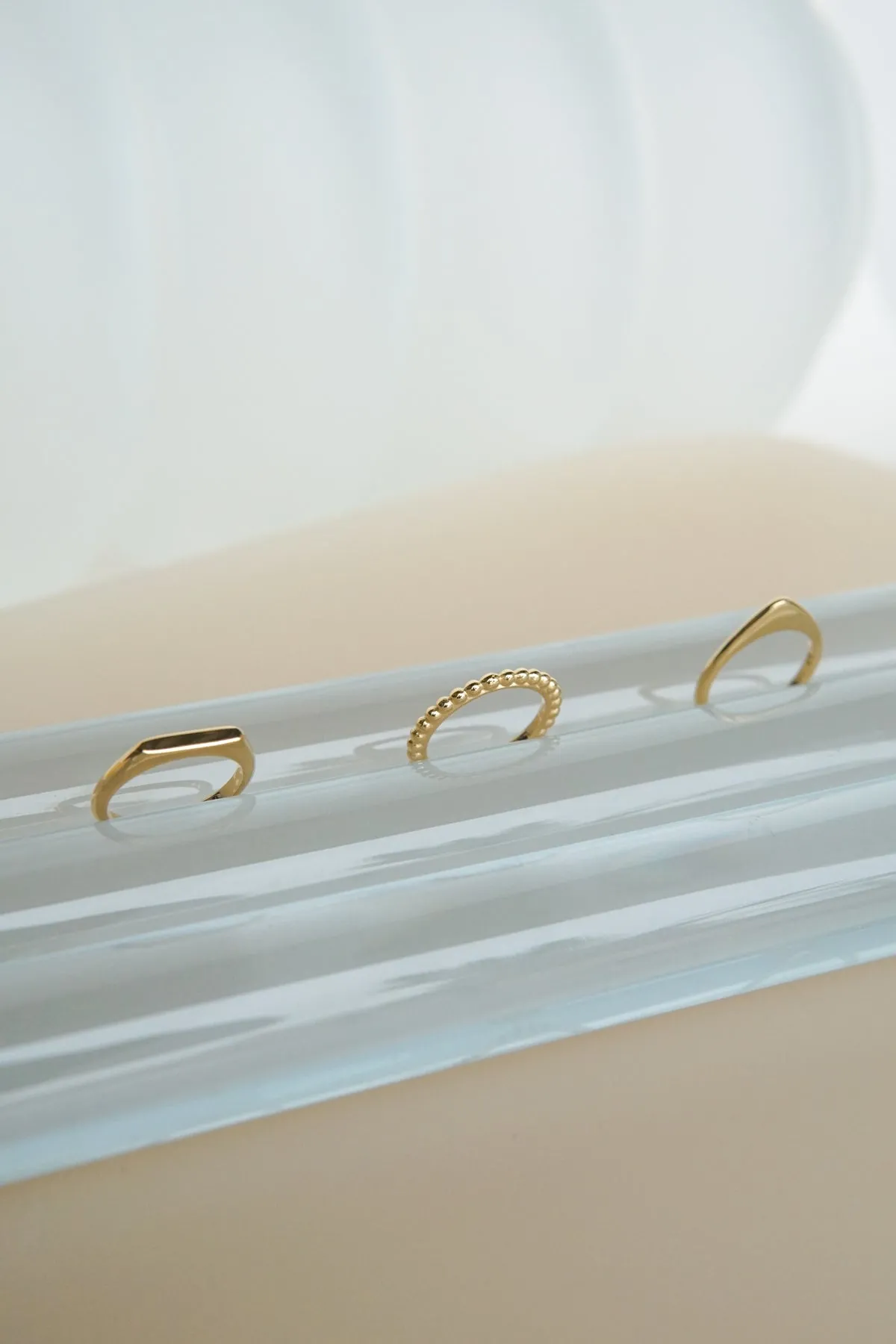 Destination ring gold plated