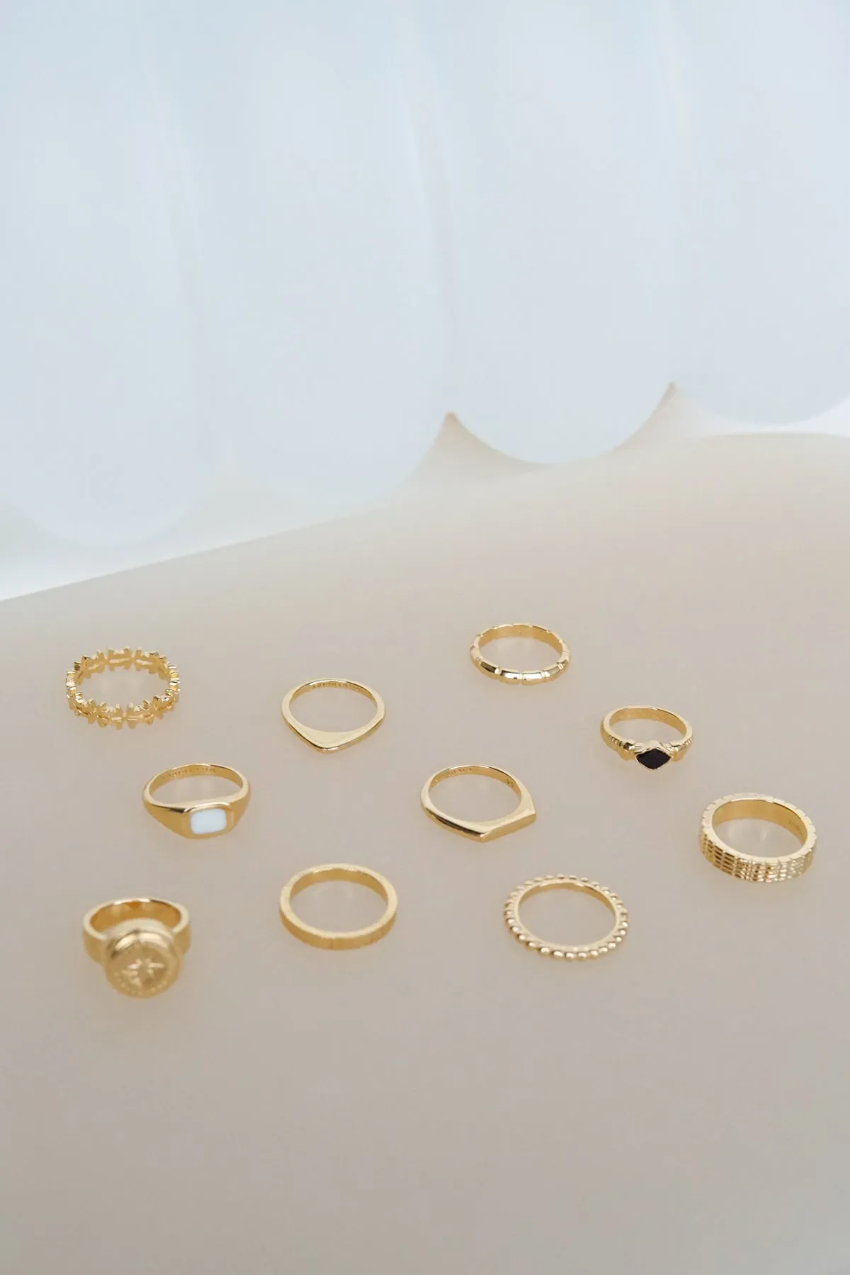 Destination ring gold plated