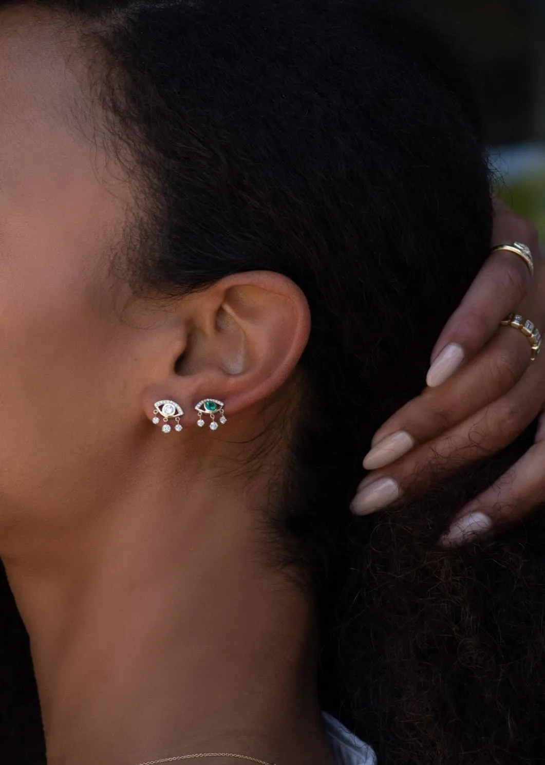 Diamond Eye of Emotions Studs | Ready to Ship