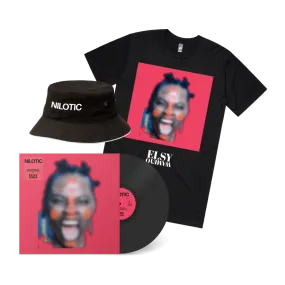 Elsy Wameyo / Nilotic EP Vinyl, Lotic T-Shirt & Kofia Bucket Hat Bundle