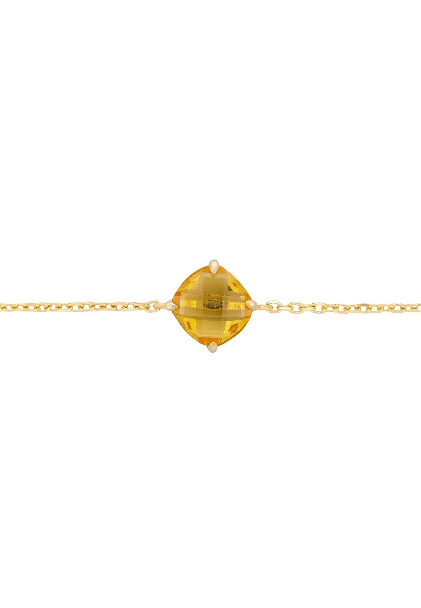 Empress Gemstone Bracelet Gold Citrine