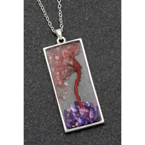 Equilibrium Tree Of Life Oblong Necklace
