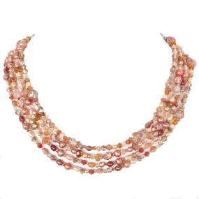 Eve: Long Rose Gold Necklace