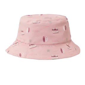 Fresk UV zonnehoedje Surf girl roze 3/6 mnd