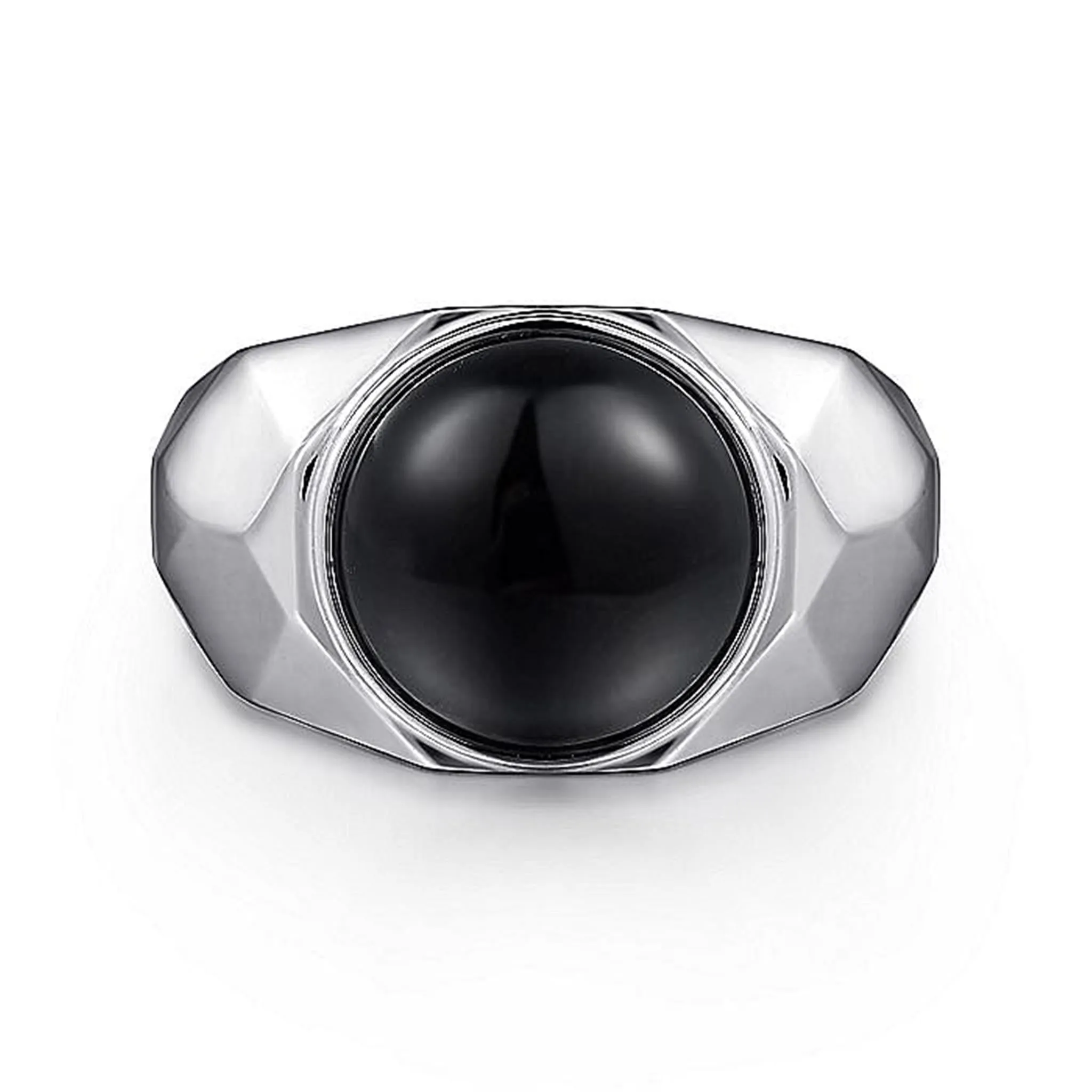 Gabriel Sterling Silver Onyx Ring