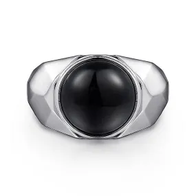Gabriel Sterling Silver Onyx Ring