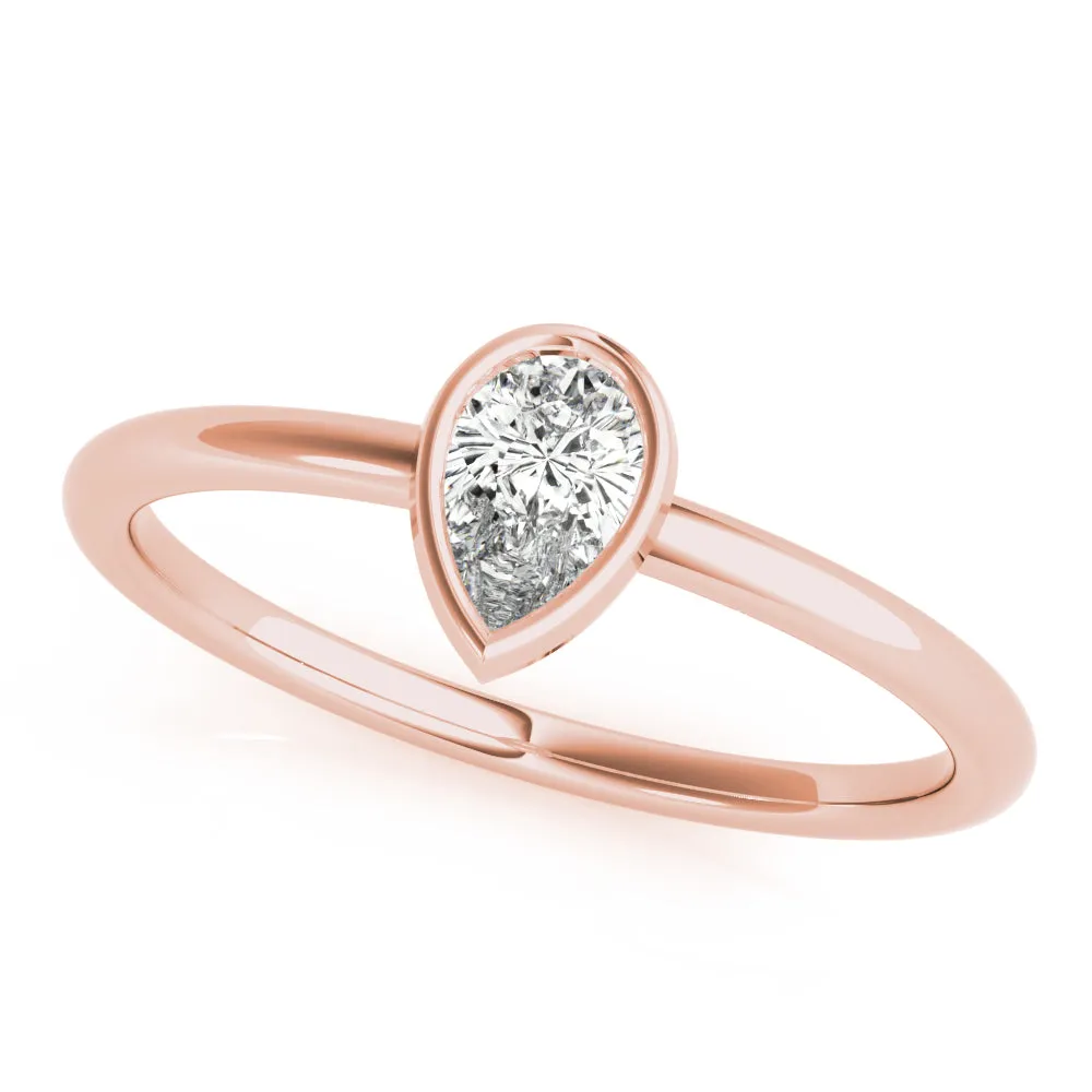 Genina Pear Shaped Ring 1/4Ctw