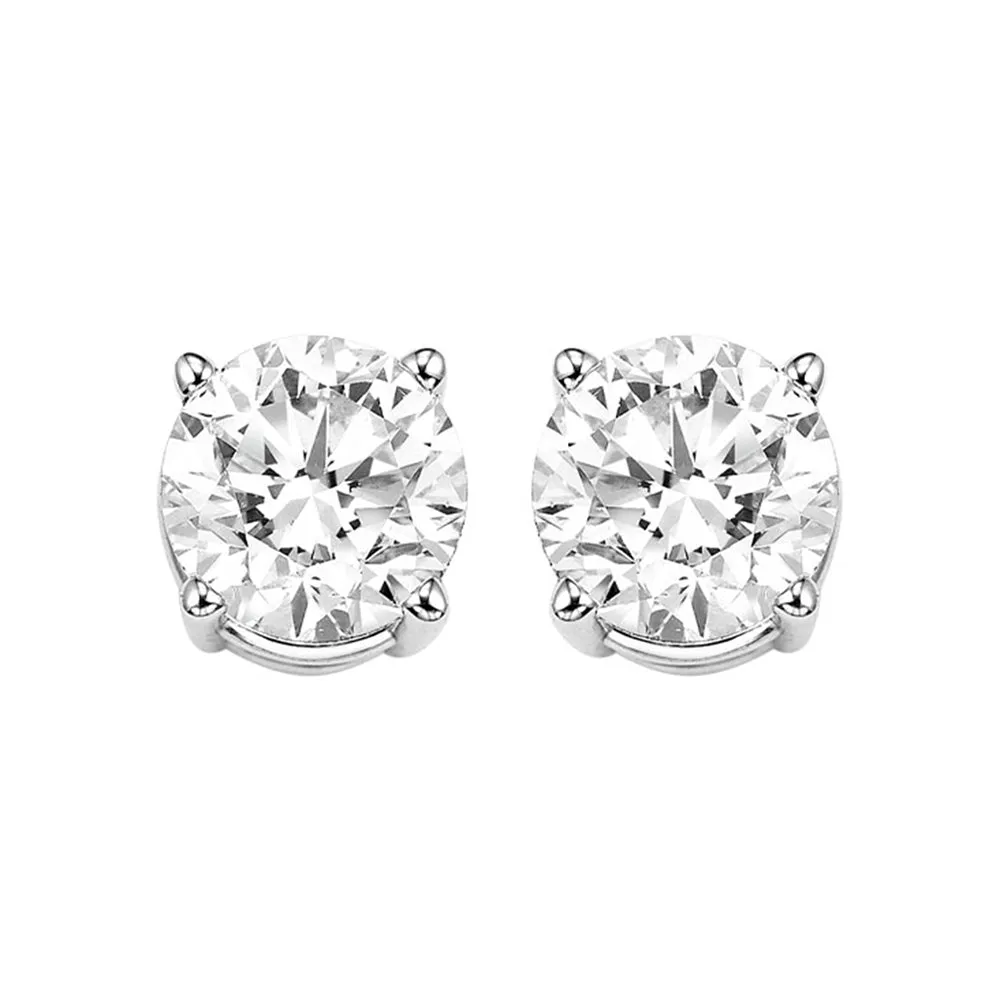 Gold Diamond Earrings