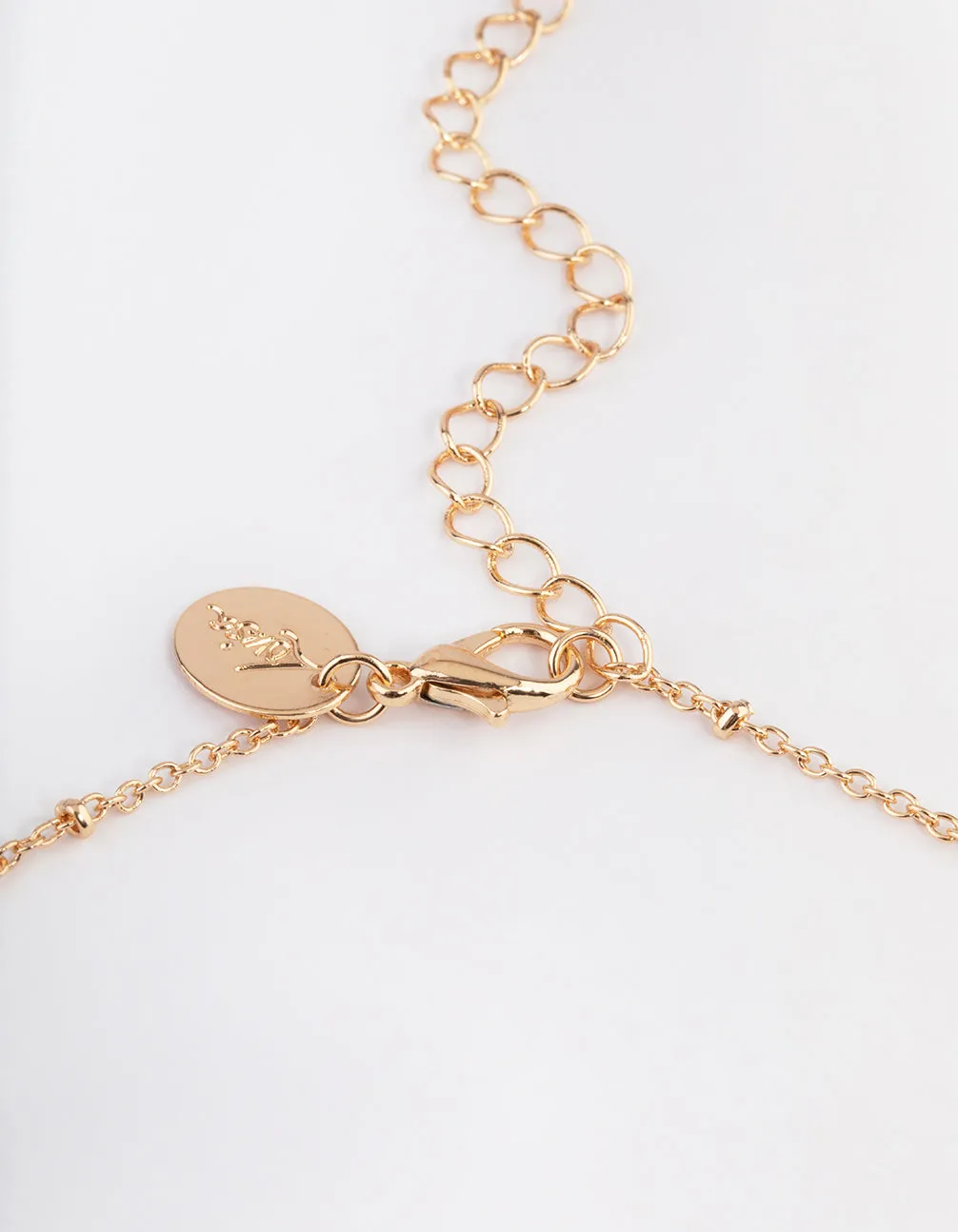 Gold Quartz Shard Necklace