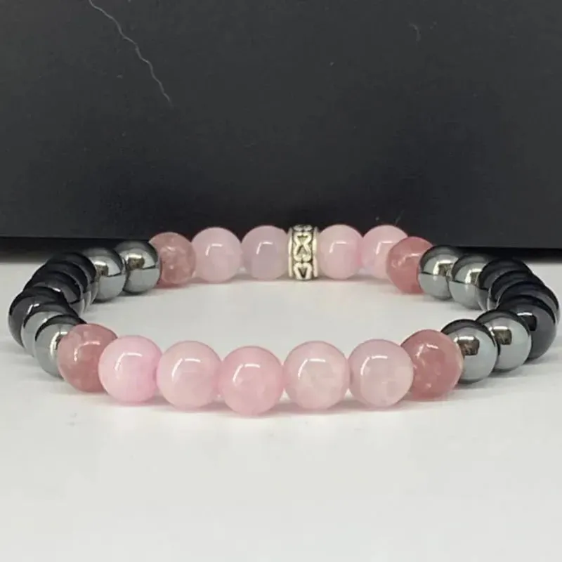 Good luck Bracelet Citrine bracelet Black Tourmaline bracelet Yoga bracelet