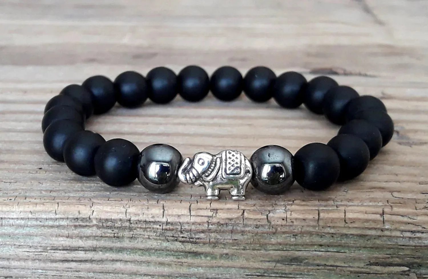 Good luck Bracelet Citrine bracelet Black Tourmaline bracelet Yoga bracelet