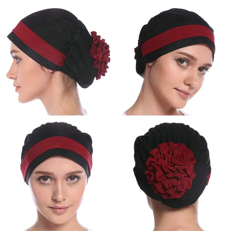 H133 Fashion two-tone floral hat/Base cap