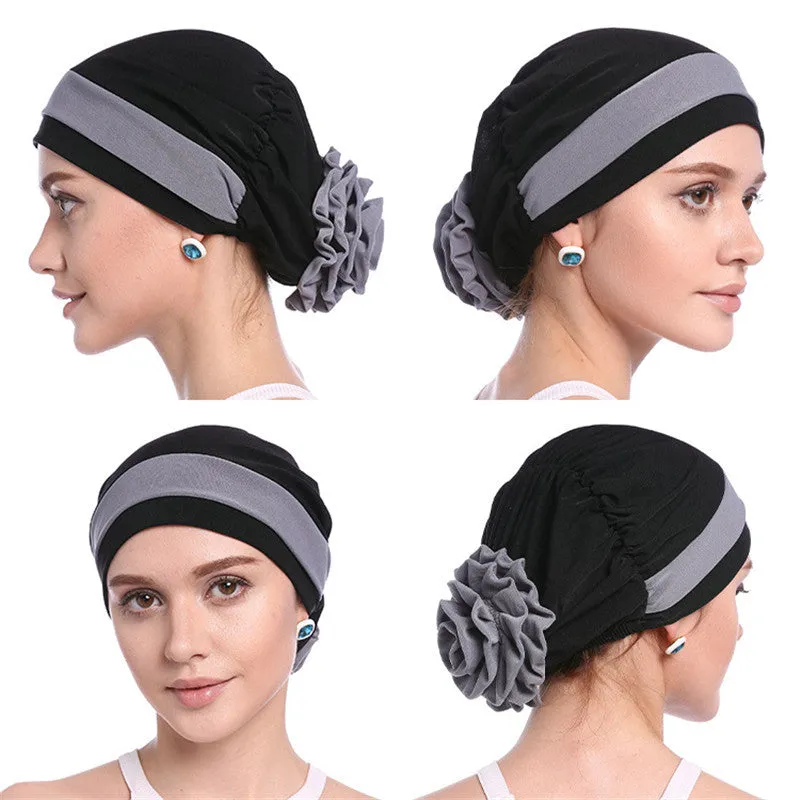 H133 Fashion two-tone floral hat/Base cap