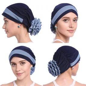 H133 Fashion two-tone floral hat/Base cap