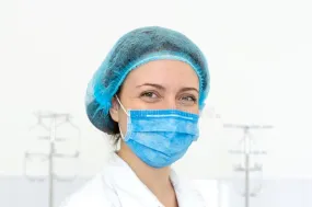 Hair Protector Cap | Mob Cap | Blue | PPE