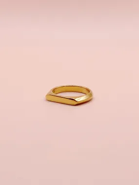 Half Signet Ring