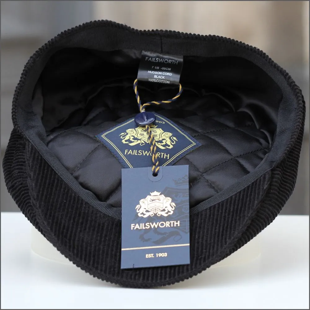 Hudson Black 8 Piece Cord Cap 