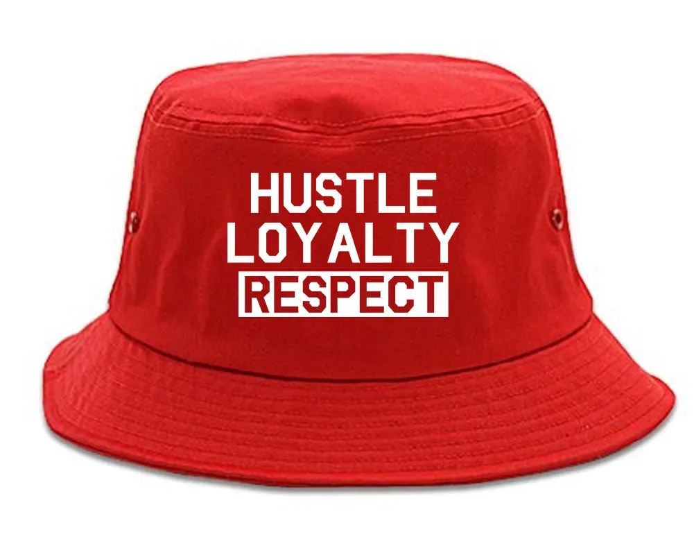 Hustle Loyalty Respect Mens Bucket Hat