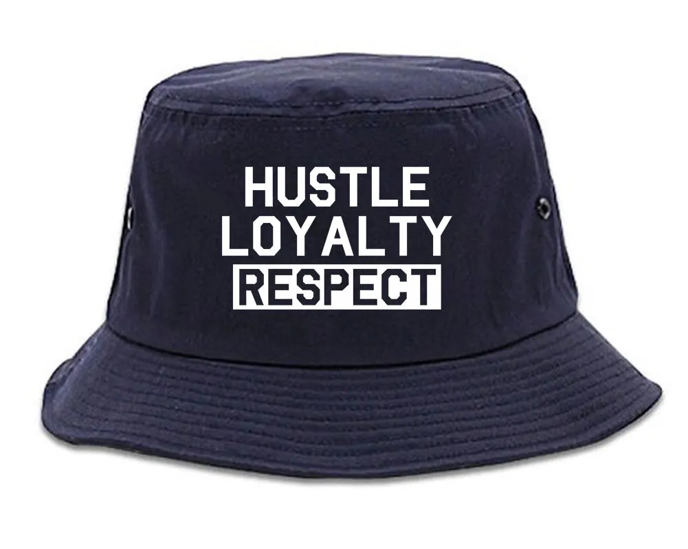 Hustle Loyalty Respect Mens Bucket Hat