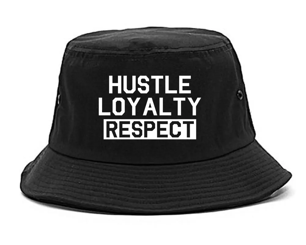 Hustle Loyalty Respect Mens Bucket Hat