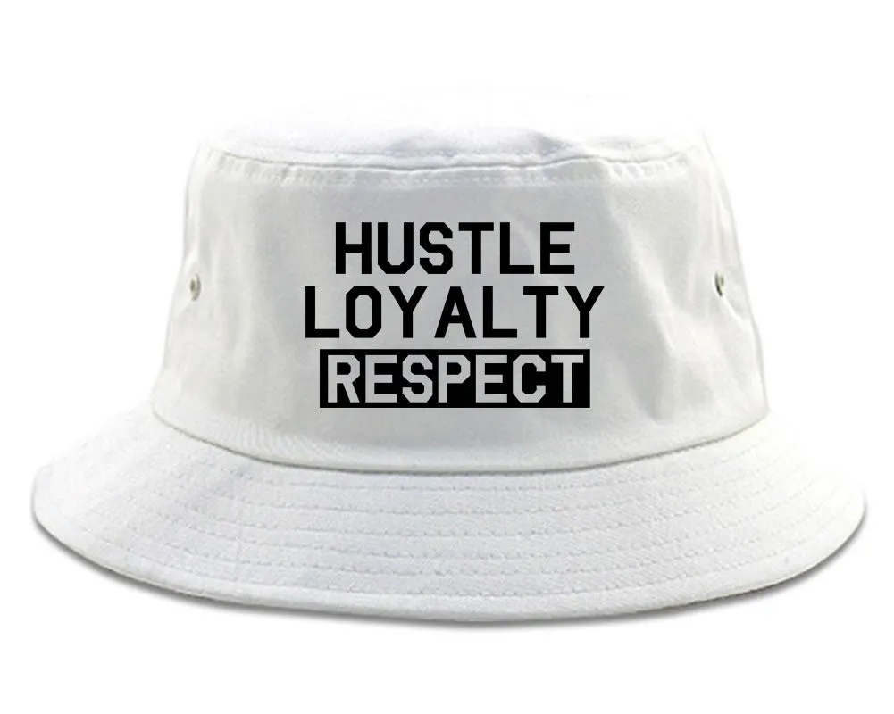 Hustle Loyalty Respect Mens Bucket Hat