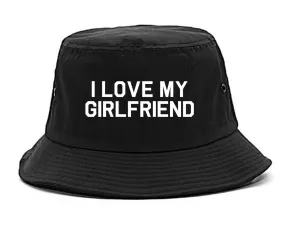 I Love My Girlfriend Gift Mens Bucket Hat