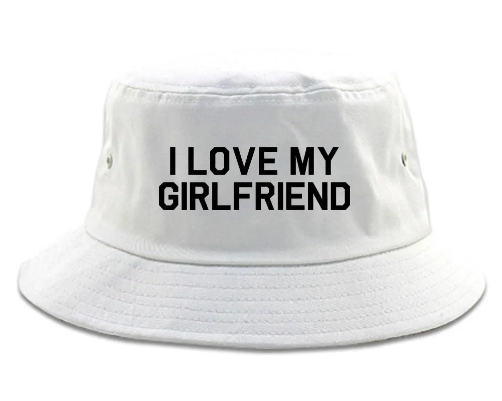 I Love My Girlfriend Gift Mens Bucket Hat