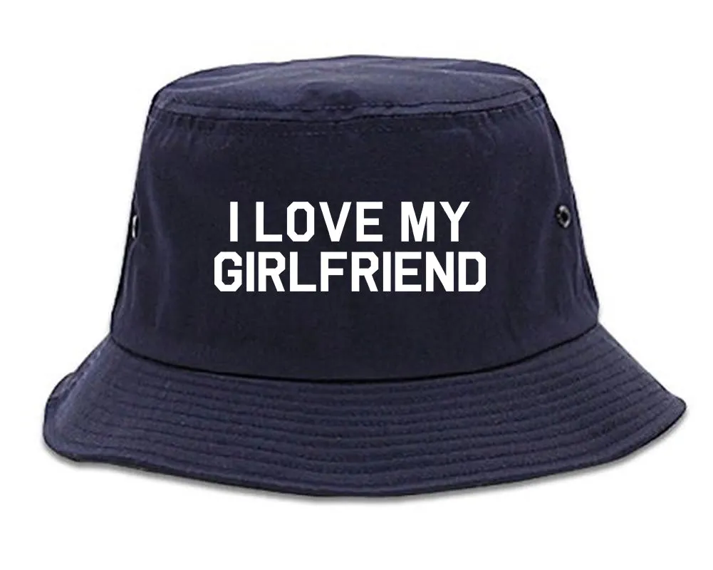 I Love My Girlfriend Gift Mens Bucket Hat