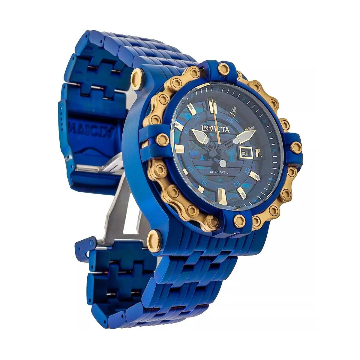 Invicta Men's Automatic Watch - Excursion Blue Dial Stainless Steel Bracelet | 35180