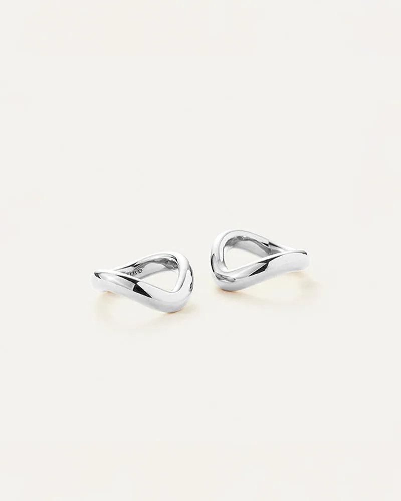 Jenny Bird Ola Ring Set in Sterling Silver - Size 6
