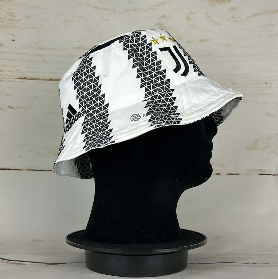 Juventus 2022-2023 Upcycled Home Shirt Bucket Hat *9