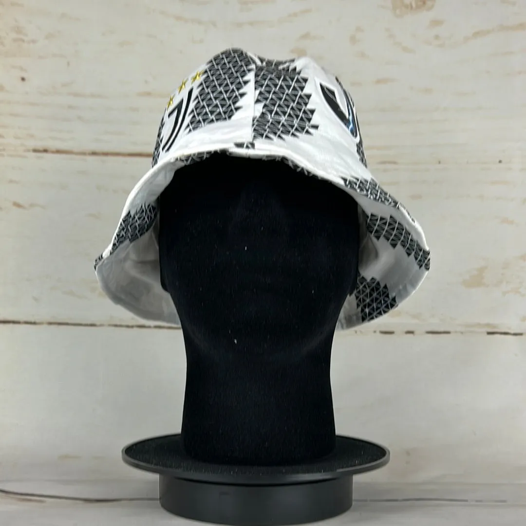 Juventus 2022-2023 Upcycled Home Shirt Bucket Hat *9