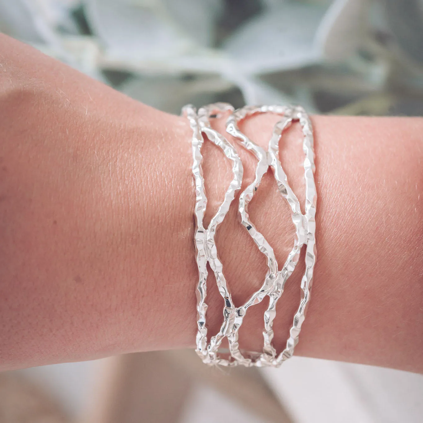 Kylie Silver Cuff