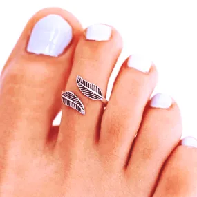 Leaf Boho Toe Ring