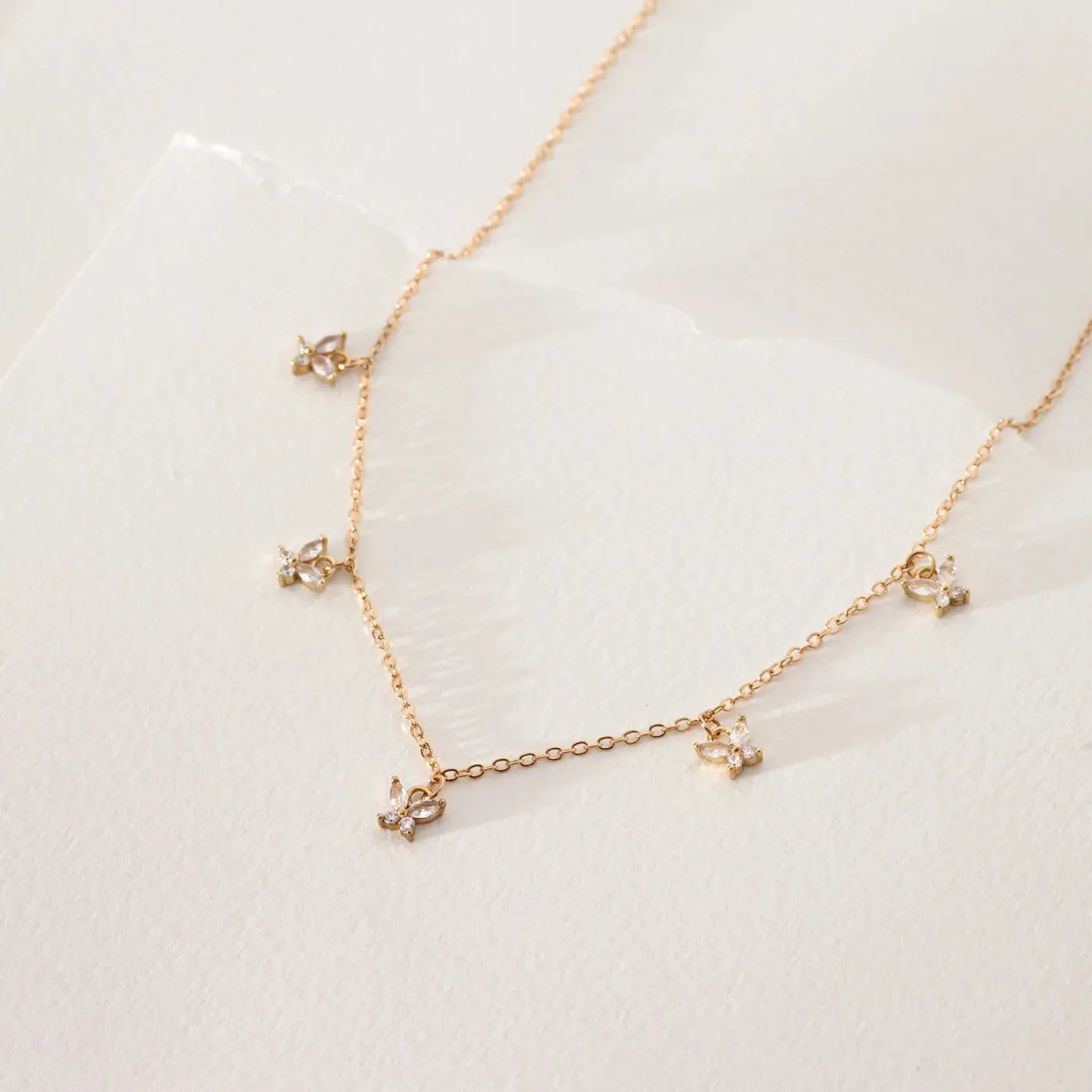 Leah - Crystal Butterfly Set