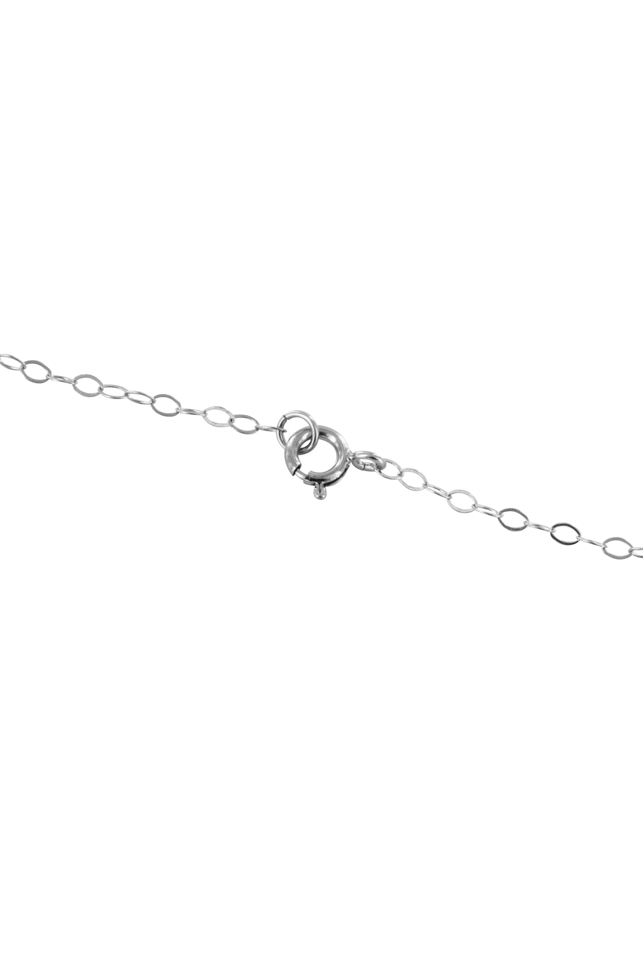 Light Blue Chalceony, Rock Crystal Silver Necklace