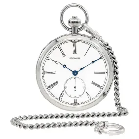 Longines Heritage White Dial Hand Wound Pocket Watch L7.022.4.11.1