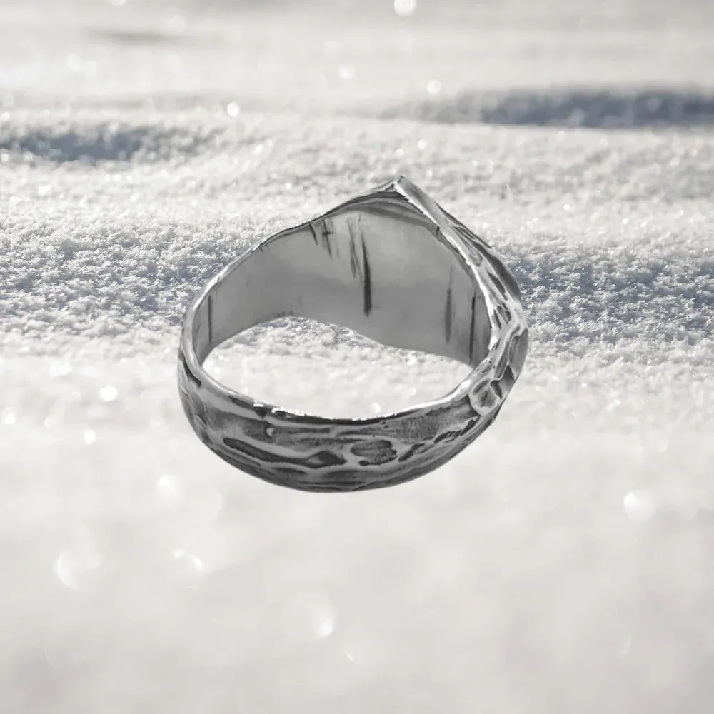 MALM ADORN - Lennon Signet Ring - Size Q1/2  #16