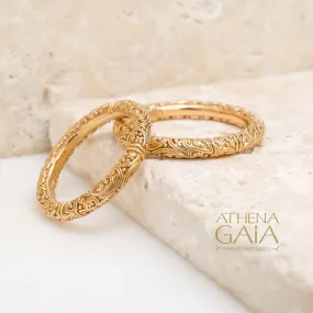 Meadow Breeze Eternal 18k Gold Ring