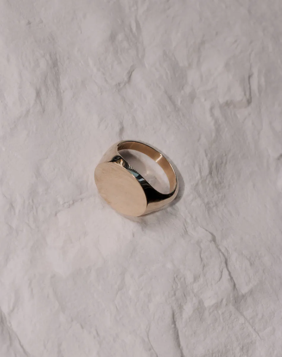 Meadowlark Mini Melrose Signet Ring - Sterling Silver