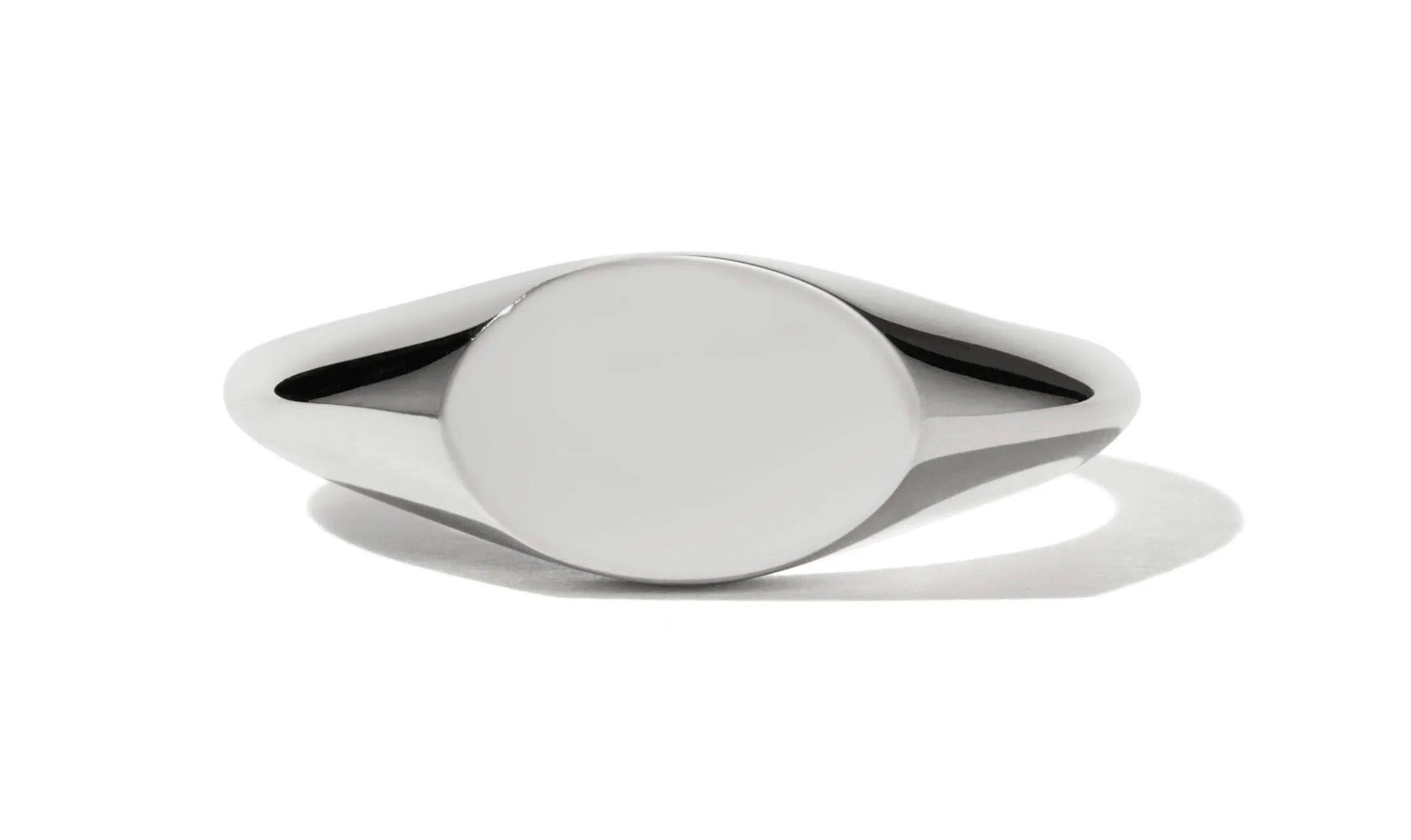 Meadowlark Mini Melrose Signet Ring - Sterling Silver
