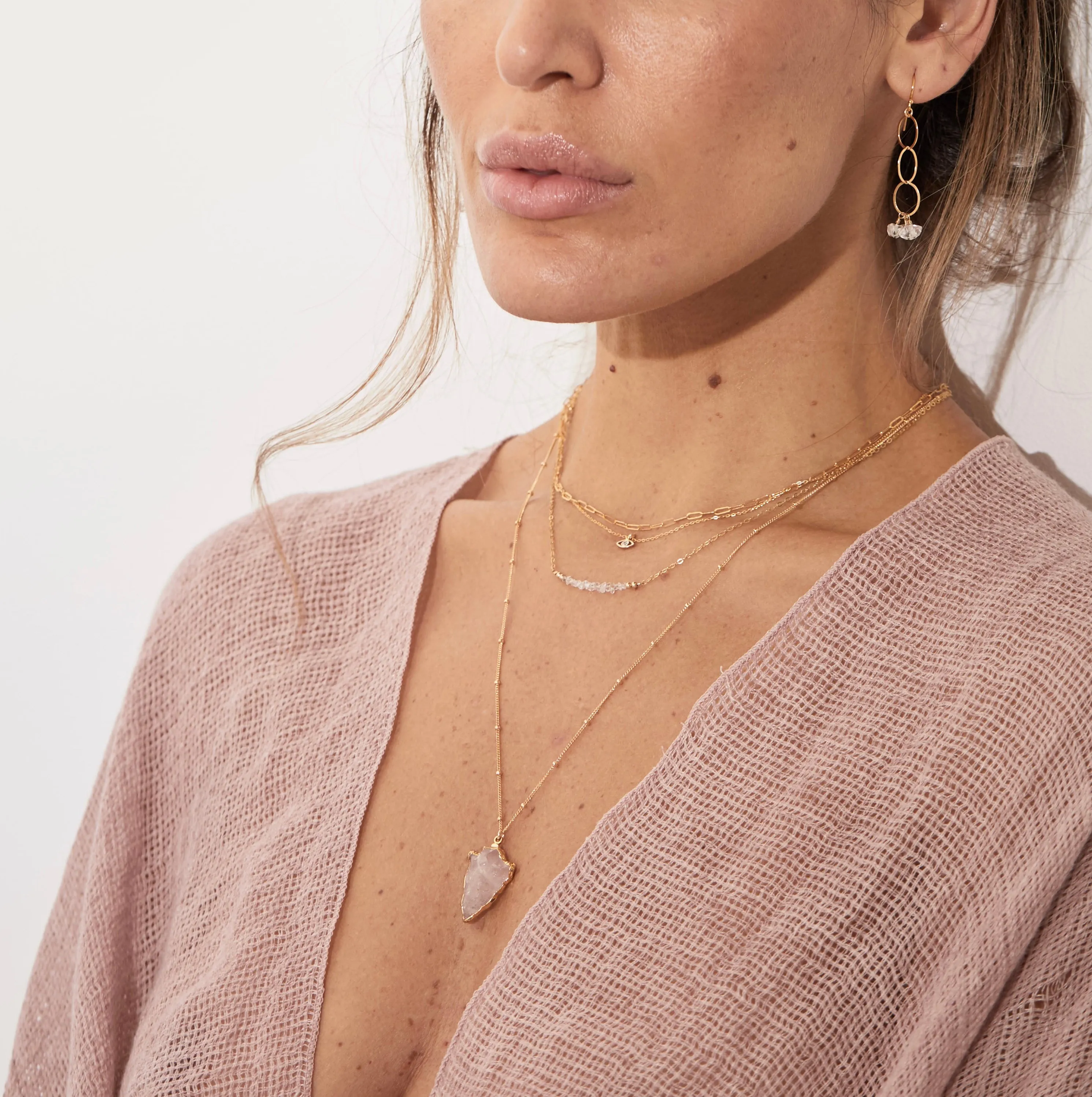 Milla Necklace ~ Herkimer Diamond