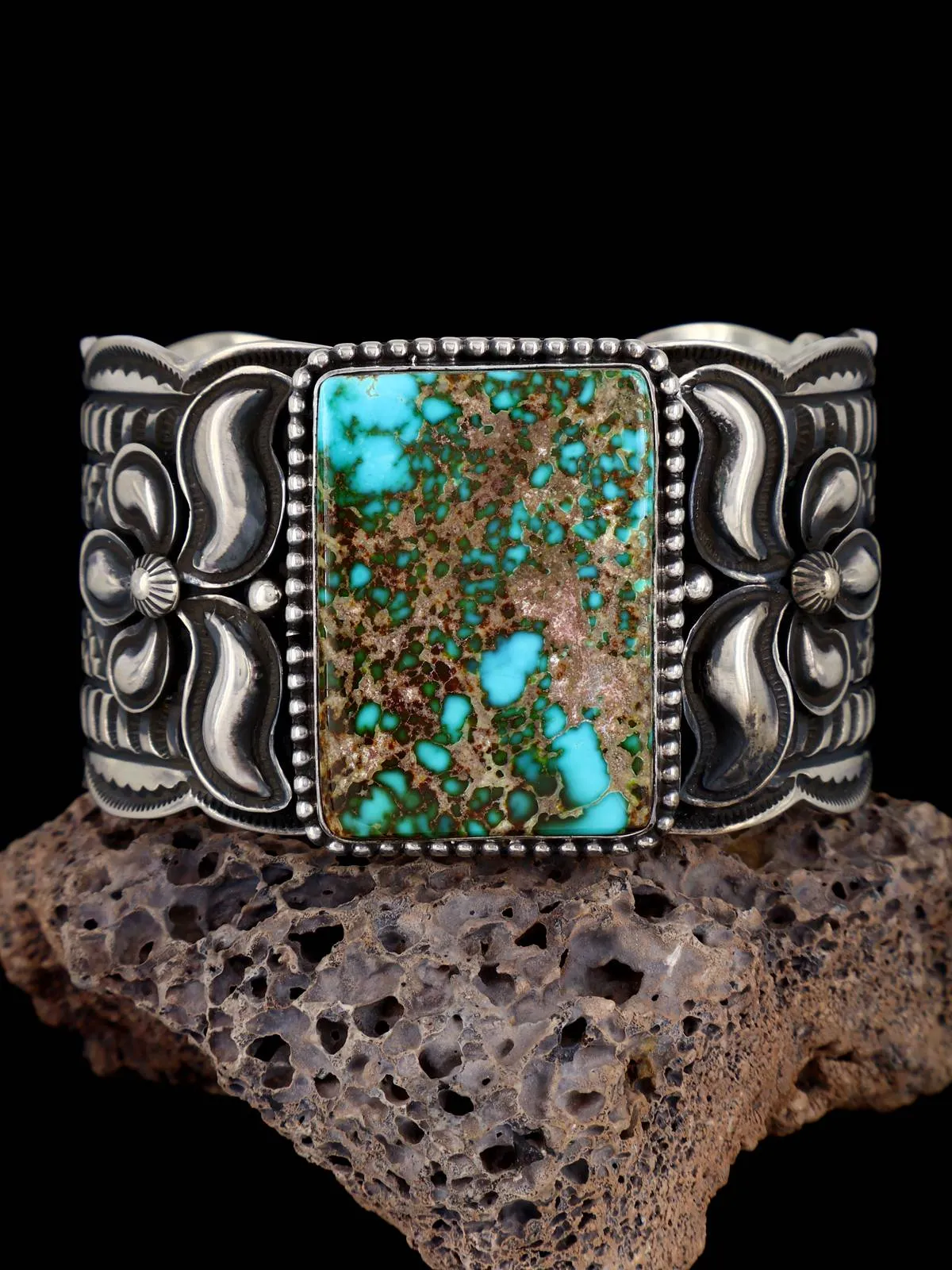 Native American Indian Jewelry Royston Turquoise Cuff Bracelet