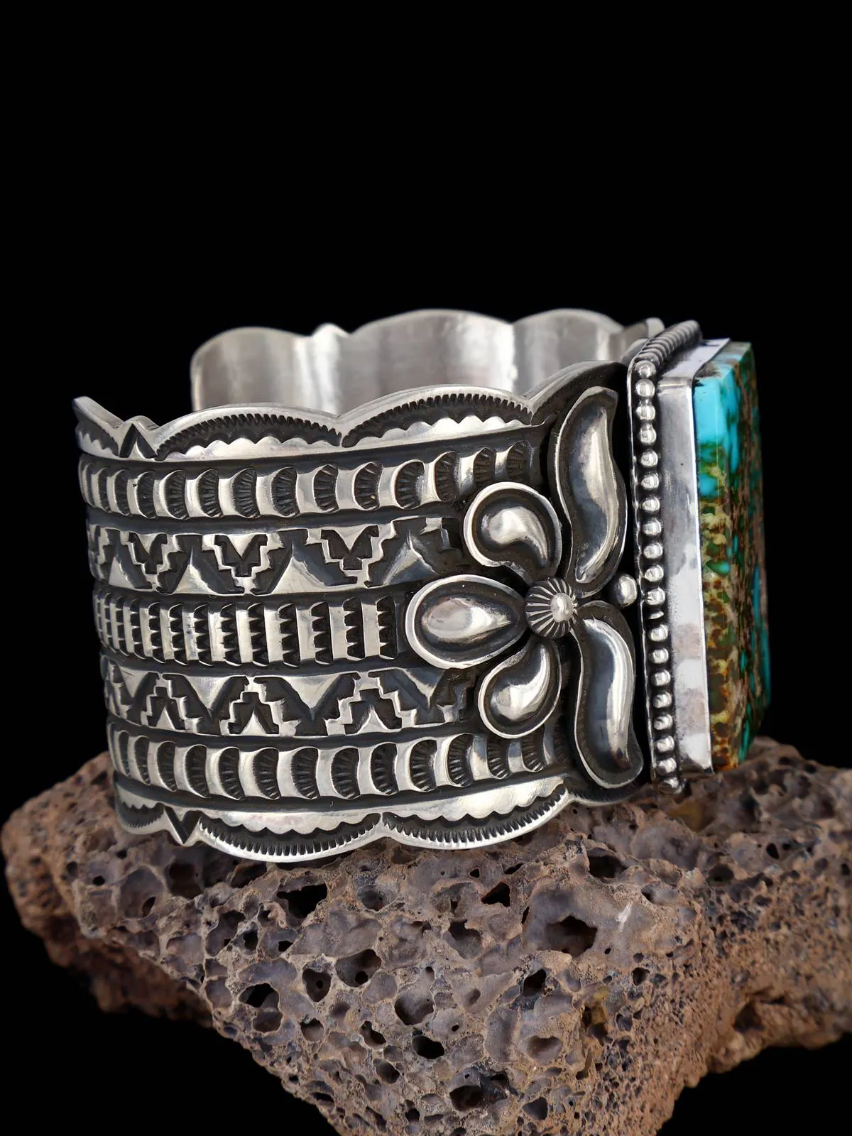 Native American Indian Jewelry Royston Turquoise Cuff Bracelet