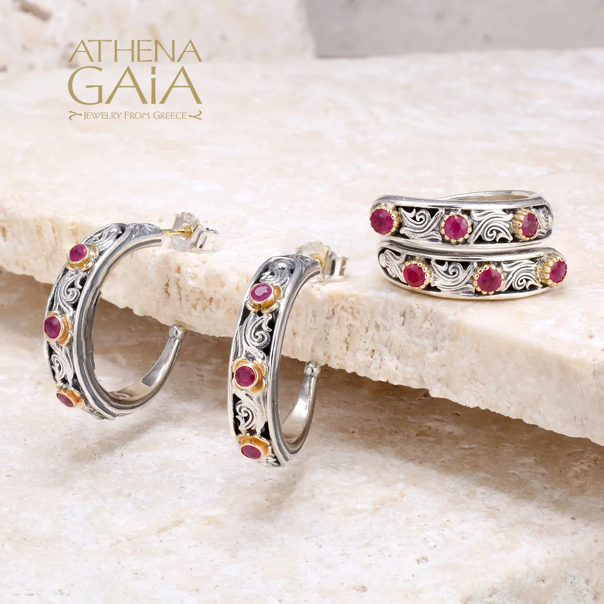 Nefeli Hoop Earrings