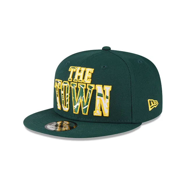 Oakland Athletics "The Town" 950 Snapback Flat Brim Cap